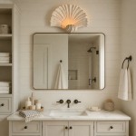 Coralie Vintage Natural Sandstone Shell Wall Lamp
