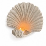 Coralie Vintage Natural Sandstone Shell Wall Lamp