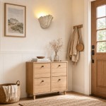 Layton French Coastal Shell Wall Sconce