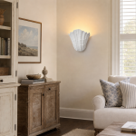 Layton French Coastal Shell Wall Sconce