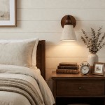 Jericho Wabi-Sabi Travertine Wood Tapered Wall Light