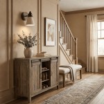 Jericho Wabi-Sabi Travertine Wood Tapered Wall Light