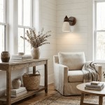 Jericho Wabi-Sabi Travertine Wood Tapered Wall Light