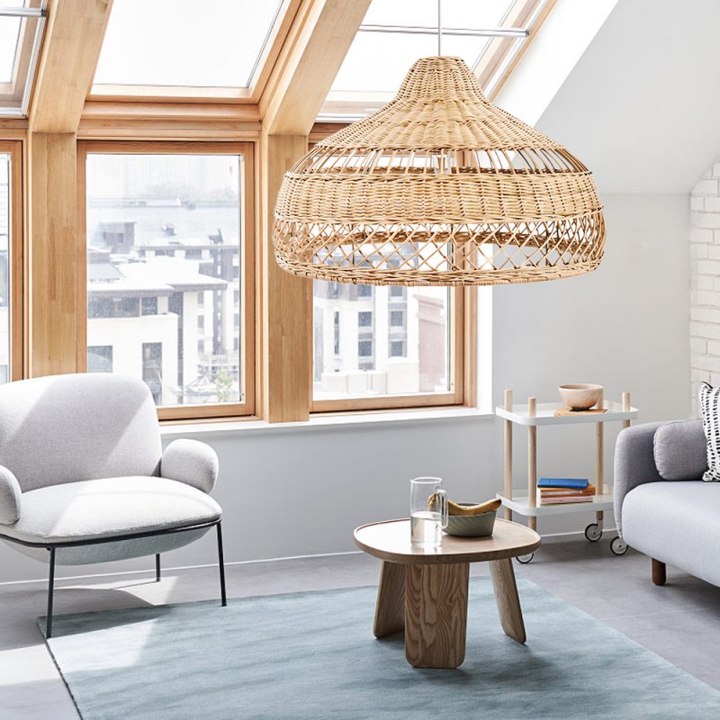 Wisteria Handmade Woven Rattan Pendant Light