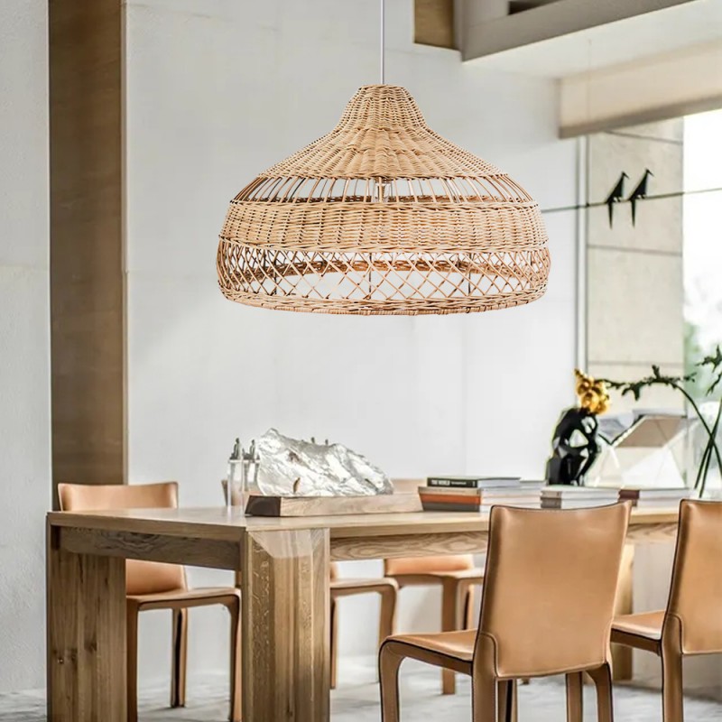 Wisteria Handmade Woven Rattan Pendant Light