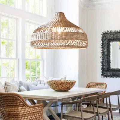 Wisteria Handmade Woven Rattan Pendant Light
