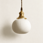 Korbin Acrylic White Flying Saucer Pendant Light