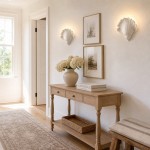 Brinley French Mid-century Resin Scallop Wall Sconce