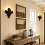 Brinley French Mid-century Resin Scallop Wall Sconce