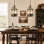 Bailee Vintage Leaf & Bird 3-Light Cage Pendant Light