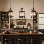 Bailee Vintage Leaf & Bird 3-Light Cage Pendant Light