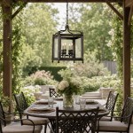 Leroy Vintage Metal 4-Light Lantern Pendant Light