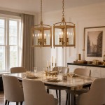 Leroy Vintage Metal 4-Light Lantern Pendant Light