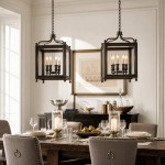 Leroy Vintage Metal 4-Light Lantern Pendant Light
