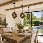 Magnus Farmhouse Outdoor Patio Porch Round Pendant Light