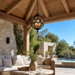 Magnus Farmhouse Outdoor Patio Porch Round Pendant Light