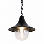 Marshall Farmhouse Outdoor Patio Porch Black Pendant Light