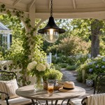 Marshall Farmhouse Outdoor Patio Porch Black Pendant Light