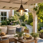 Marshall Farmhouse Outdoor Patio Porch Black Pendant Light