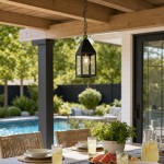 Merrick Farmhouse Outdoor Patio Porch Small Pendant Light
