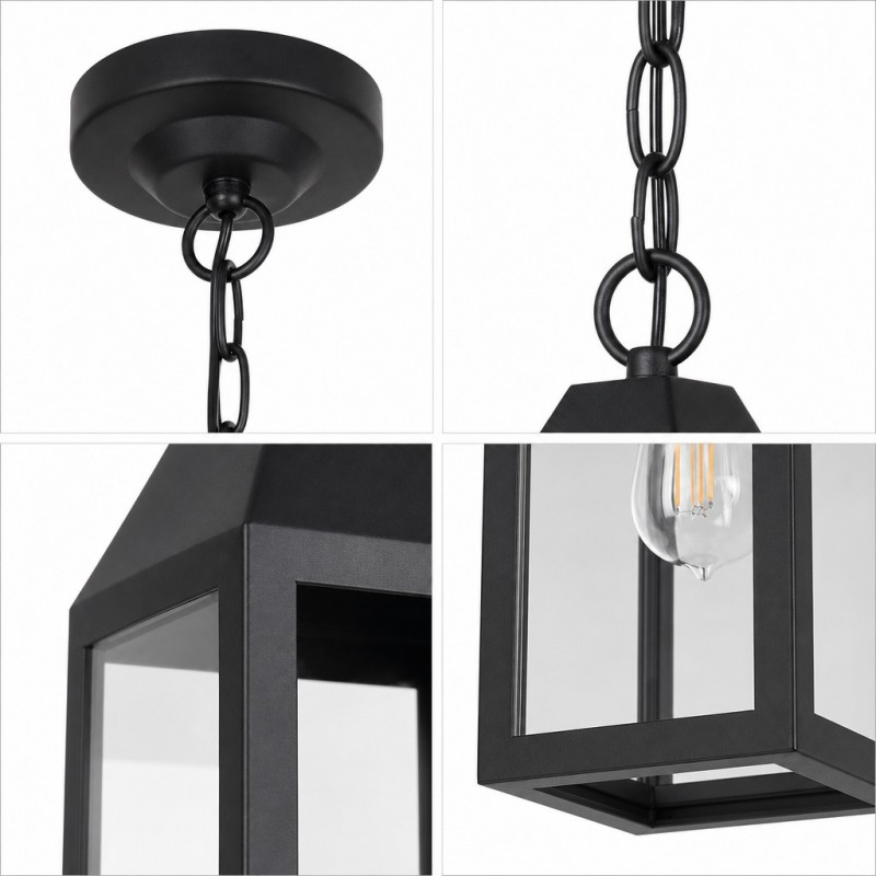 Merrick Farmhouse Outdoor Patio Porch Small Pendant Light