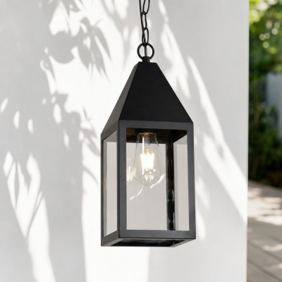 Merrick Farmhouse Outdoor Patio Porch Small Pendant Light