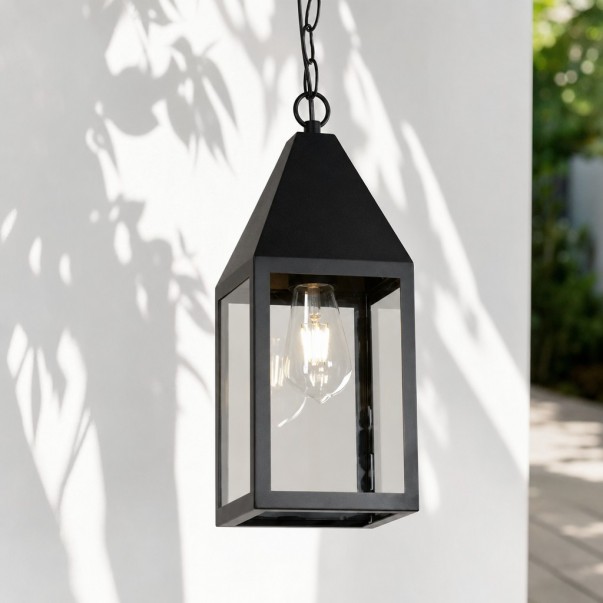 Merrick Farmhouse Outdoor Patio Porch Small Pendant Light