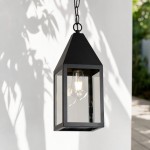 Merrick Farmhouse Outdoor Patio Porch Small Pendant Light