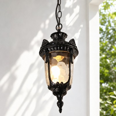 Maxwell Farmhouse Outdoor Patio Porch Small Pendant Light