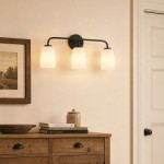 Bransen Modern Milk Glass 2/3-Light Vanity Wall Sconce