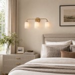Bransen Modern Milk Glass 2/3-Light Vanity Wall Sconce
