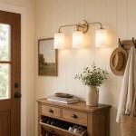 Bransen Modern Milk Glass 2/3-Light Vanity Wall Sconce