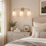 Bransen Modern Milk Glass 2/3-Light Vanity Wall Sconce
