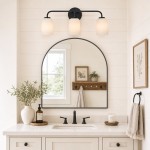 Bransen Modern Milk Glass 2/3-Light Vanity Wall Sconce