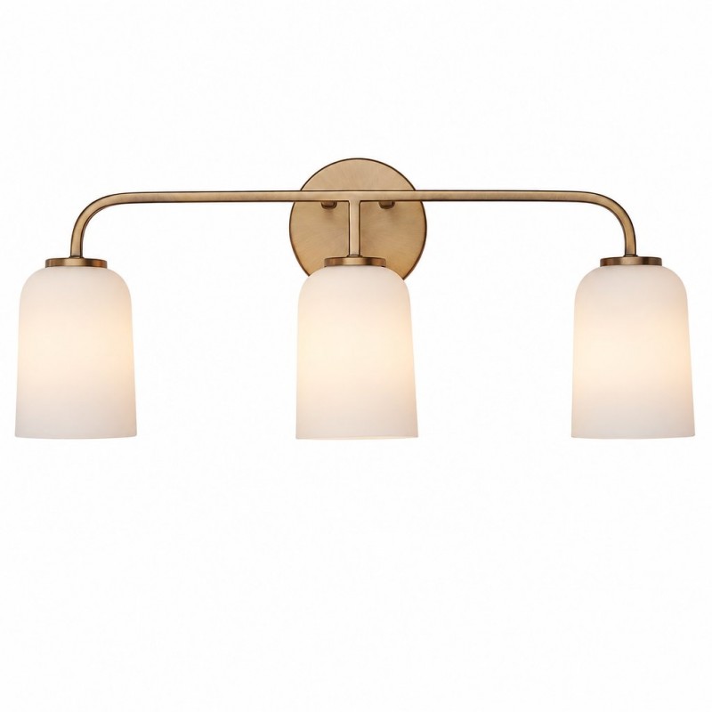 Bransen Modern Milk Glass 2/3-Light Vanity Wall Sconce