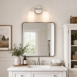 Bransen Modern Milk Glass 2/3-Light Vanity Wall Sconce