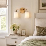Bransen Modern Milk Glass 2/3-Light Vanity Wall Sconce