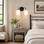 Bransen Modern Milk Glass 2/3-Light Vanity Wall Sconce