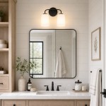 Bransen Modern Milk Glass 2/3-Light Vanity Wall Sconce