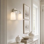 Bransen Modern Milk Glass 2/3-Light Vanity Wall Sconce