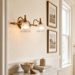 Cormac French Vintage Ribbed Glass Flower Wall Sconce