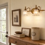 Cormac French Vintage Ribbed Glass Flower Wall Sconce