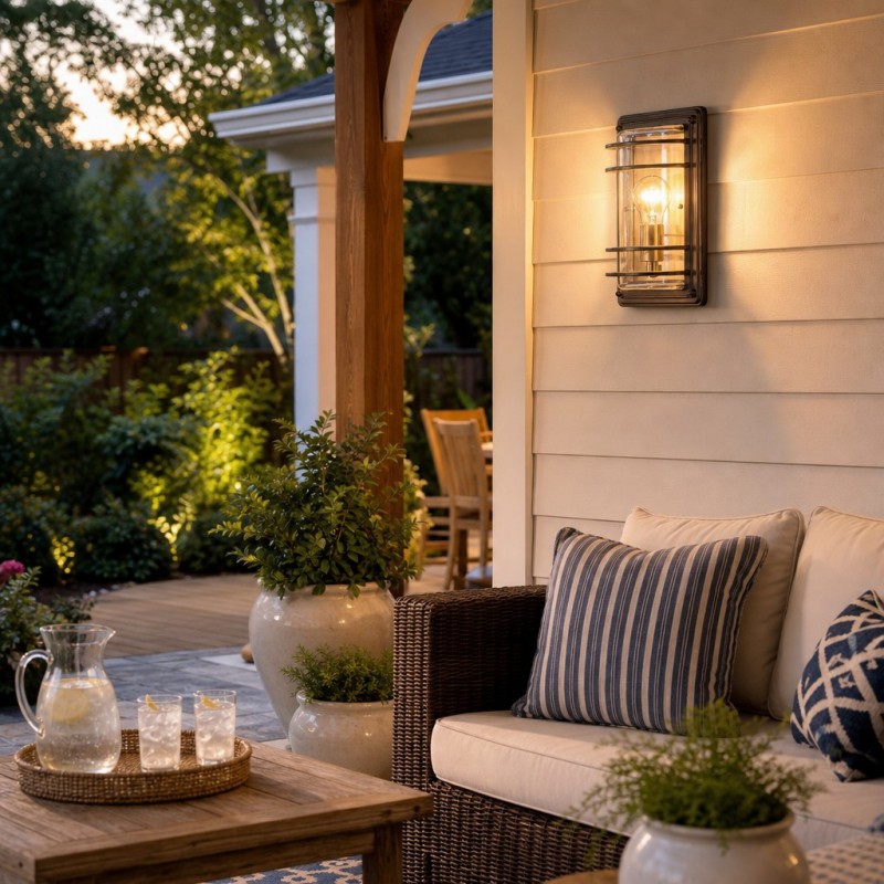 Quentin Farmhouse Outdoor Porch Wall Light