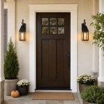 Randall Farmhouse Outdoor Black Patio Wall Light