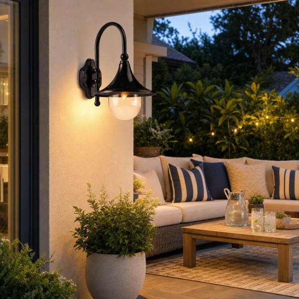 Rafferty Farmhouse Metal Outdoor Porch Wall Light