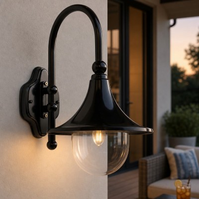 Rafferty Farmhouse Metal Outdoor Porch Wall Light
