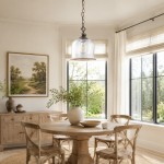 Sander Farmhouse Glass Round Pendant Light