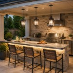 Sawyer Farmhouse Outdoor Patio Black Metal Pendant Light