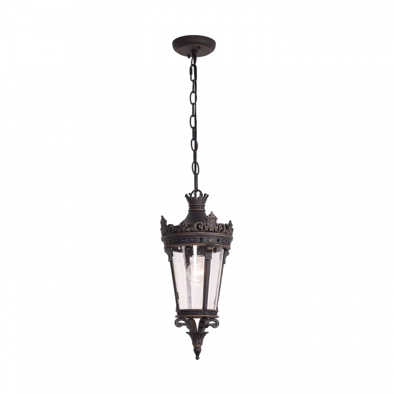 Sawyer Farmhouse Outdoor Patio Black Metal Pendant Light