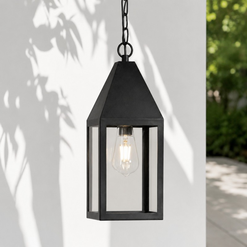 Merrick Farmhouse Outdoor Patio Porch Small Pendant Light
